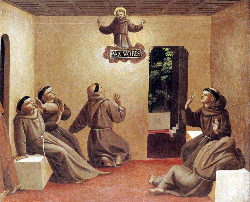 Apparition of saint Francis at Arles